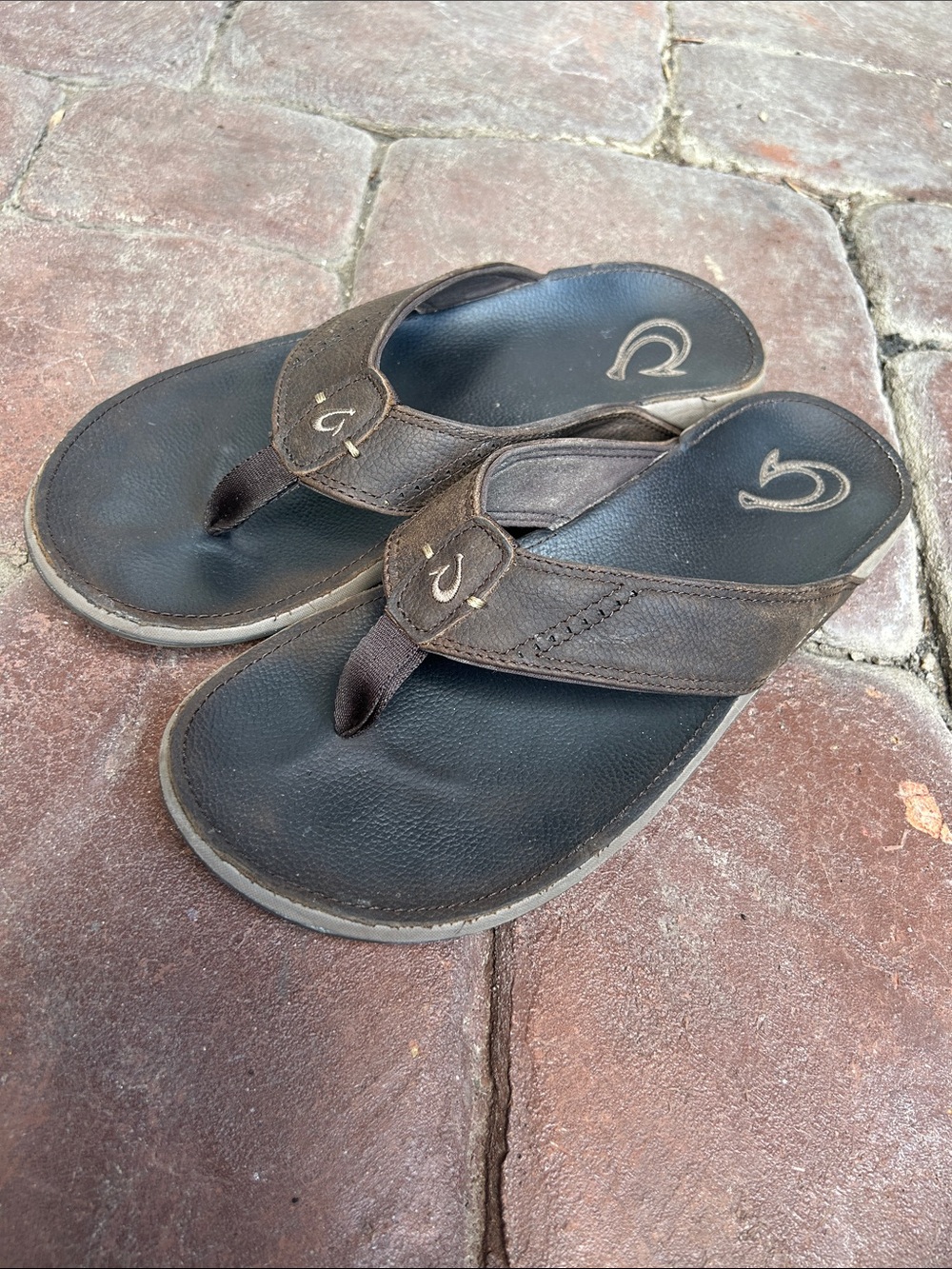 Vintage OluKai Men’s Flip Flops Size 12